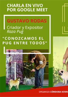  13 de agosto. Charla con Gustavo Rodas...