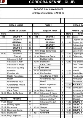 HORARIOS JUZGAMIENTOS...